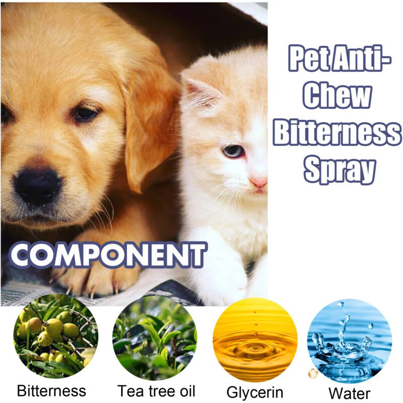 Yegbong Pet Bitter Anti-Biting Spray - Stop Dog Chewing Table/Chair Legs & Deter Sofa Scratching, Effective Pet Chew Deterrent Spray - Image 5