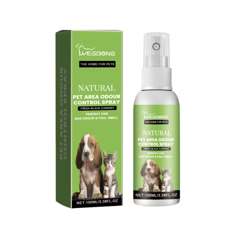Pet Odor Eliminator Spray - Long-Lasting Fresh Scent, Indoor Pet Area Deodorizing & Refreshing Spray