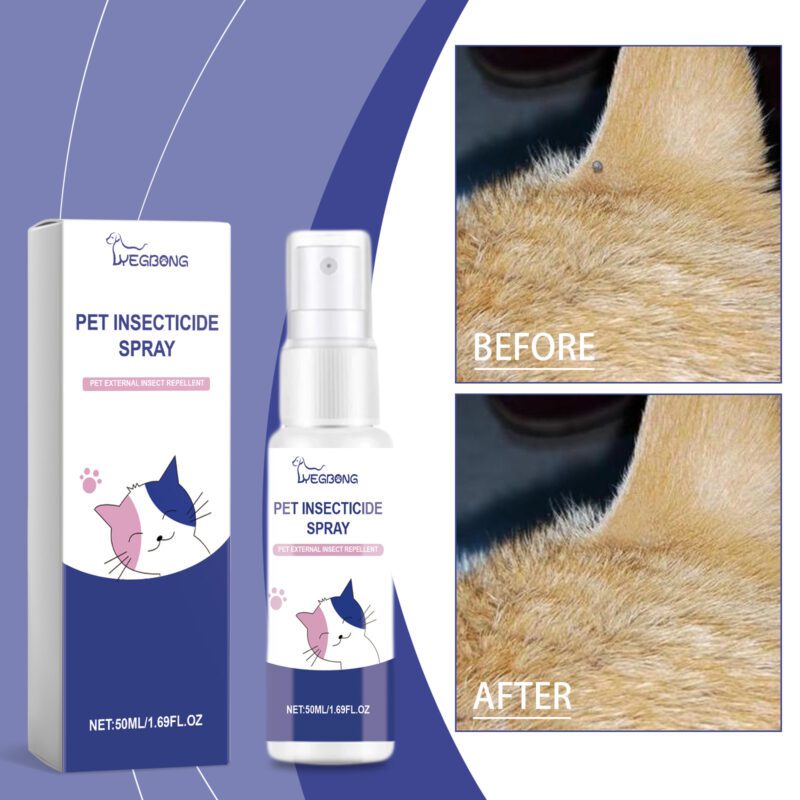 Cats & Dogs Pet Deodorant Spray - Flea Repellent & Body Odor Eliminating Liquid Spray - Image 2