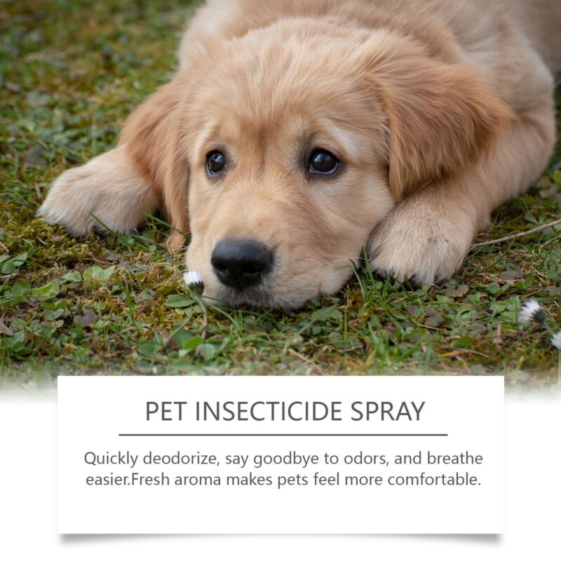 Cats & Dogs Pet Deodorant Spray - Flea Repellent & Body Odor Eliminating Liquid Spray - Image 4