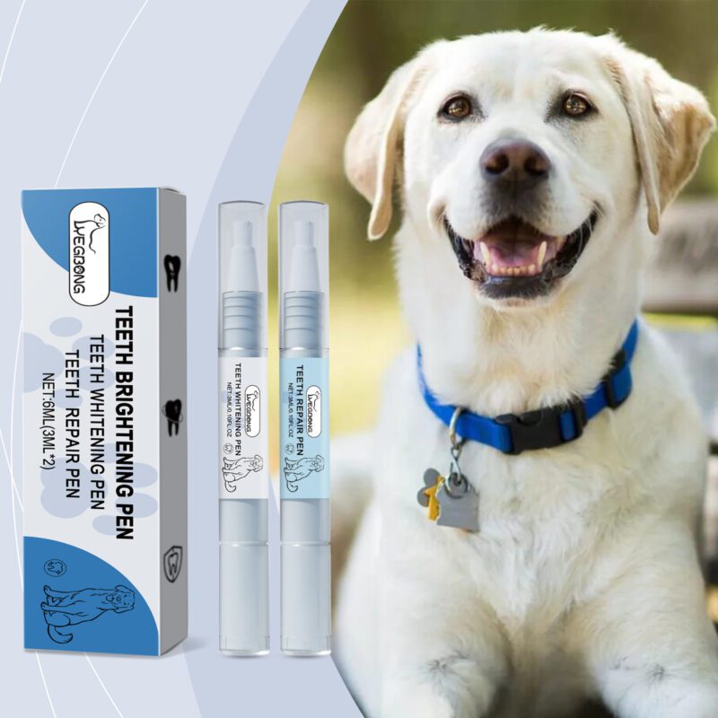 Pet Teeth Brightening Pen Set - Effective Tartar & Stain Removal, Dental Cleaning & Repair for Dogs Cats Teeth Care - Image 2