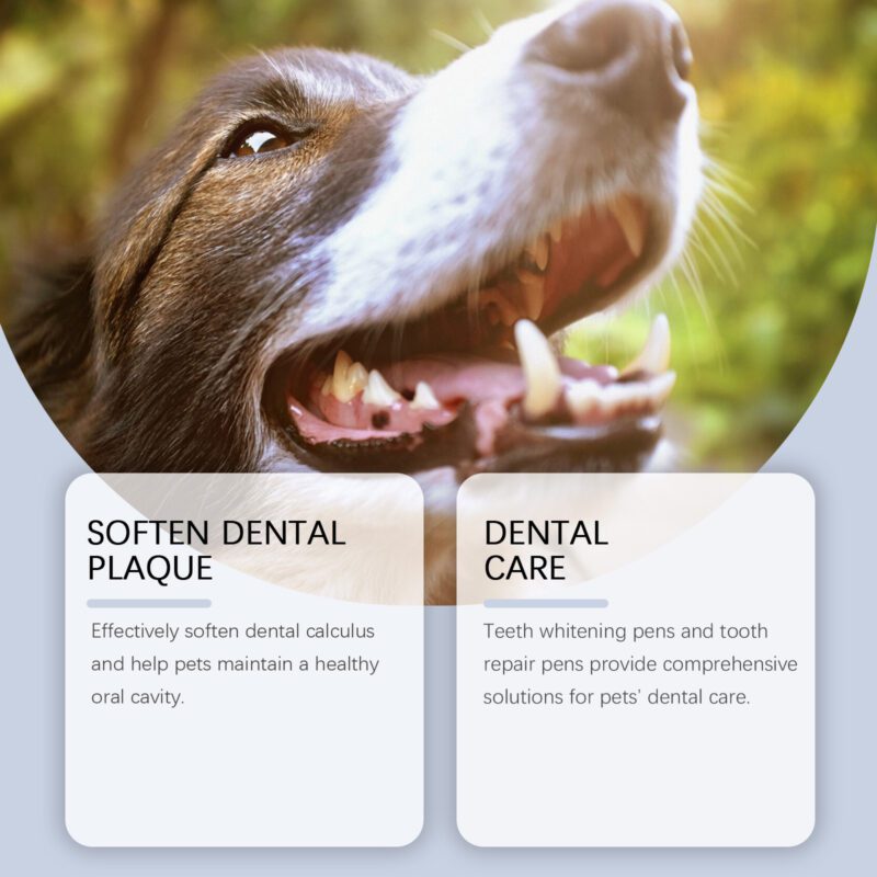 Pet Teeth Brightening Pen Set - Effective Tartar & Stain Removal, Dental Cleaning & Repair for Dogs Cats Teeth Care - Image 3
