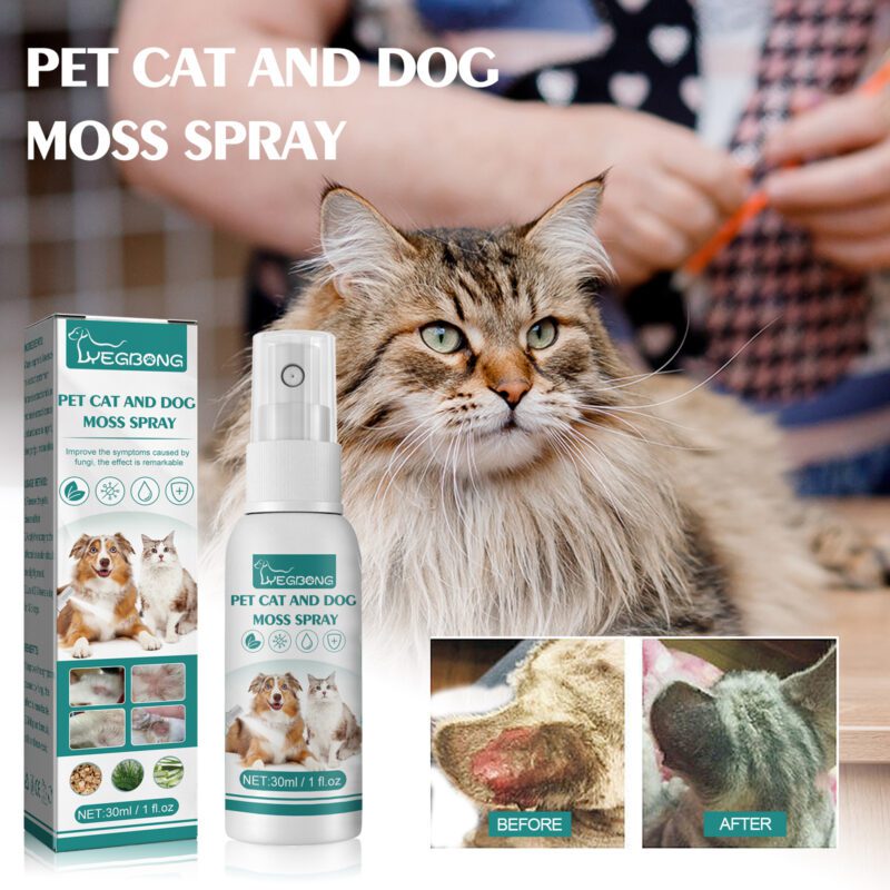 Anti-Mite Pet Skin Medicine Spray for Cats & Dogs - Relieve Itchy Skin, Soothe Redness, Effective Itch Relief Solution - Image 2