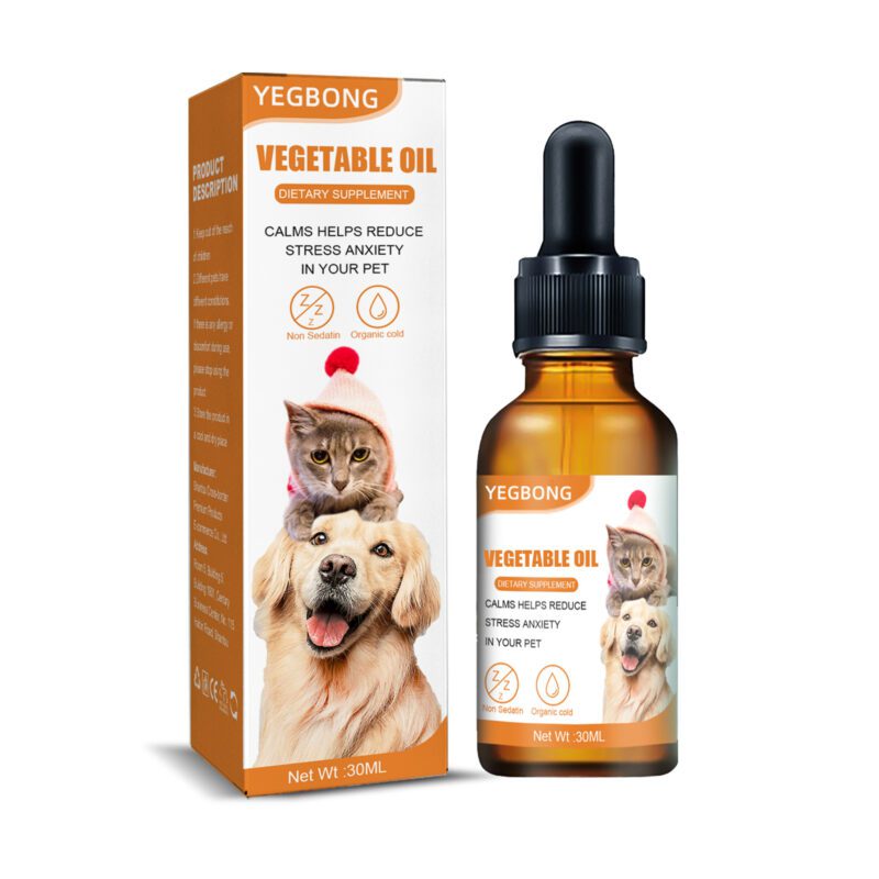 Cat & Dog Health Care Sesame Seed Oil Essence - Enhance Pet Vitality & Wellness