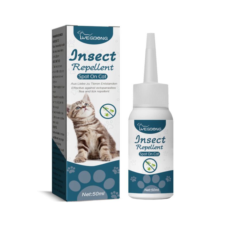 Pet Flea & Tick Defense Drops - Topical Deworming & Skin Cleansing Solution for Cats & Dogs - Image 2
