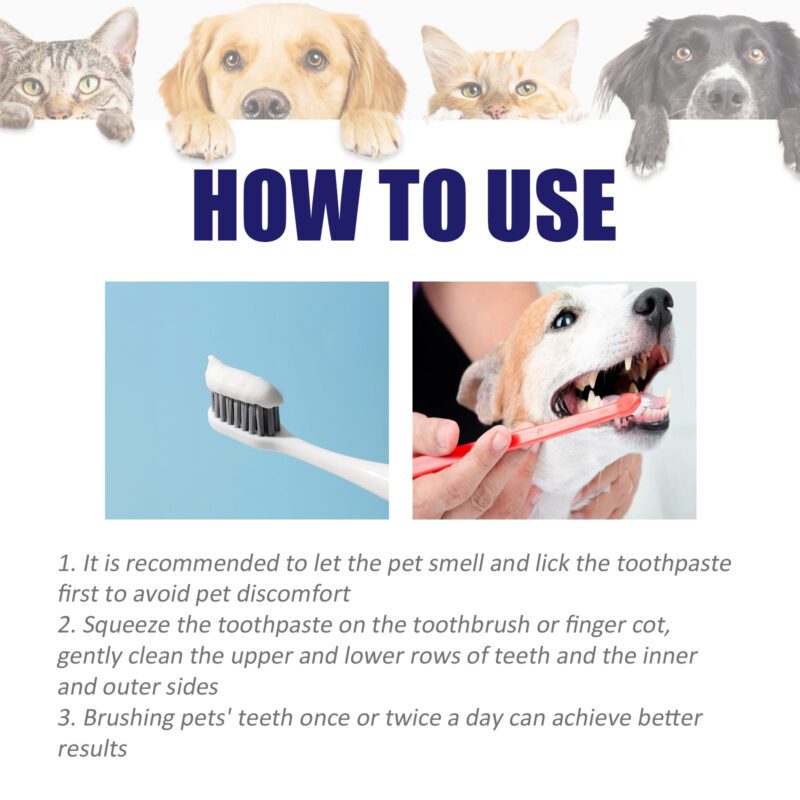 Pet V34 Toothpaste - Bad Breath & Tartar Control, Gum Care Toothpaste for Pets - Image 6