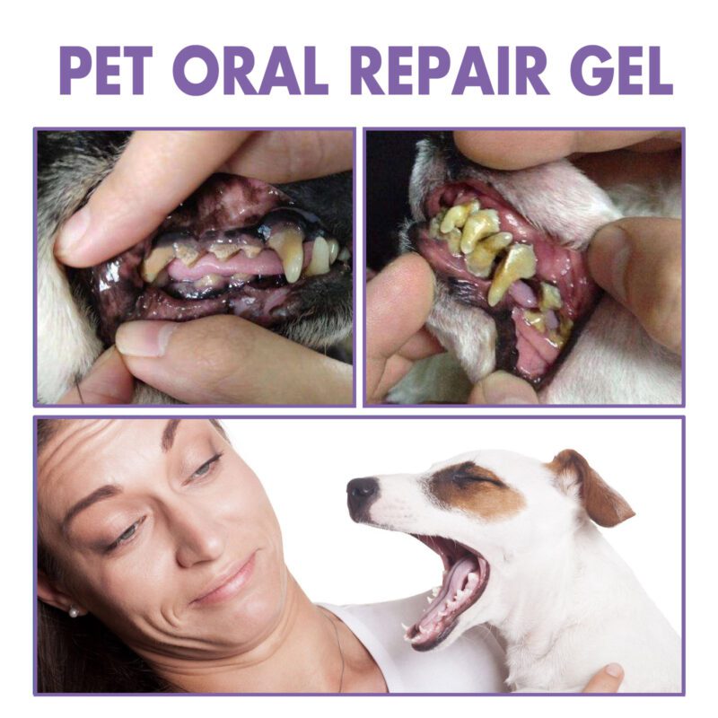 Pet Oral Care Gel (2-Pack) - Deeply Cleans Dog & Cat Teeth Stains, Promotes Healthy Oral Care - Image 3