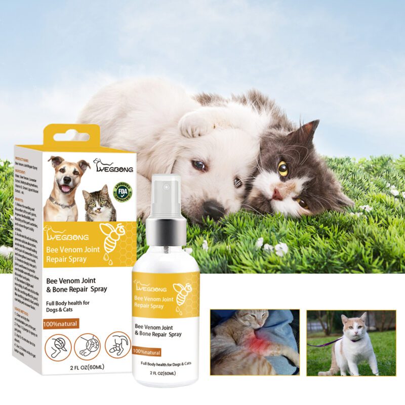 Pet Joint Repair Spray for Cats & Dogs - Relieve Joint Pain, Soreness | Muscle & Bone Care Spray with Effective Support