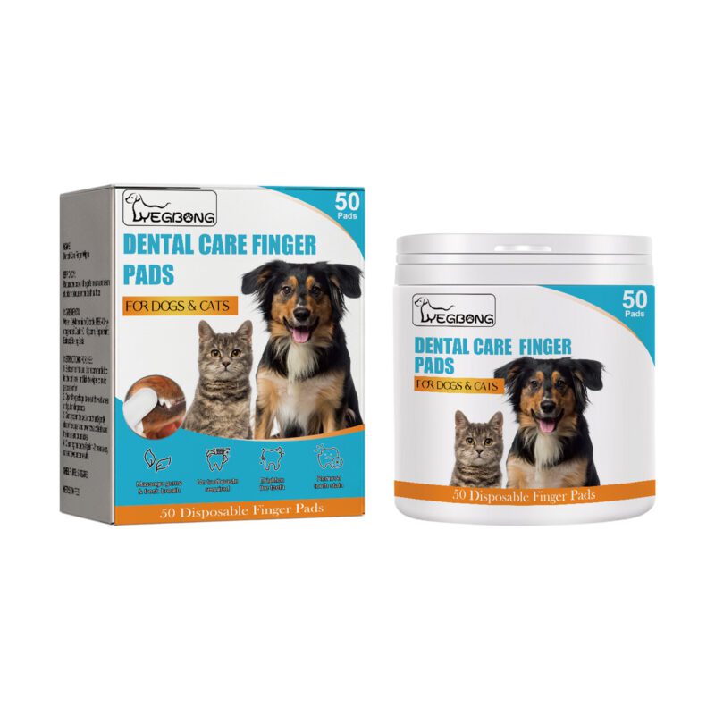 Dog Cat Teeth Cleaning Finger Toothbrush Set - Fresh Breath & Remove Tartar Plaque Pet Oral Care Kit - Image 2