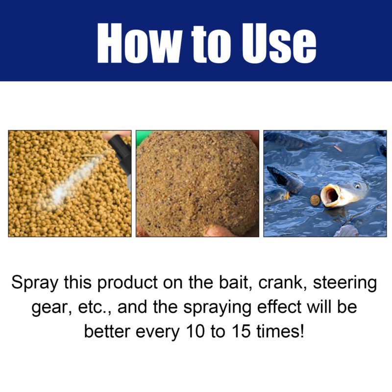 Premium Fish Bait Spray - Lake & Reservoir Fishing Attractant for Carp, Tilapia, Tuna - Image 5