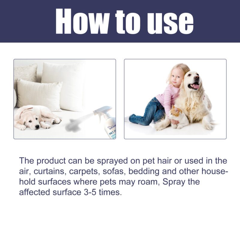 Powerful Pet Odor & Stain Eliminator - Dog & Cat Body Odor, Feces Stains & Odor Remover for Indoor Use, Long-Lasting Fresh Deodorizer - Image 6