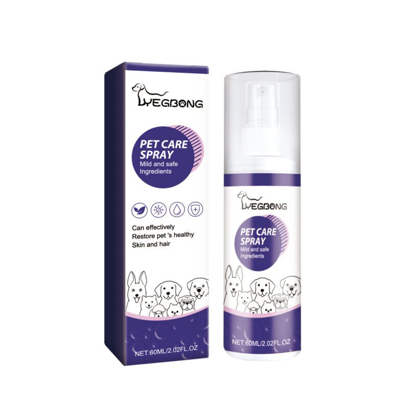 Pet Skin Care Spray for Dogs & Cats - Anti-Itch, Wound Repair, Skin Moss Relief Spray