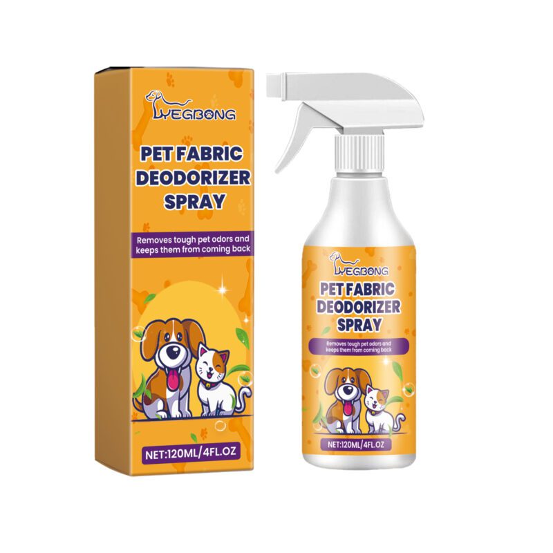 Pet Fabric Deodorizer Spray - Long-Lasting Fresh Air Spray to Eliminate Pet Odors, Effective Indoor Fabric & Air Deodorant for Sofas/Carpets