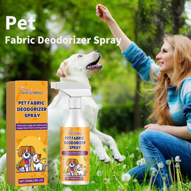 Pet Fabric Deodorizer Spray - Long-Lasting Fresh Air Spray to Eliminate Pet Odors, Effective Indoor Fabric & Air Deodorant for Sofas/Carpets - Image 2