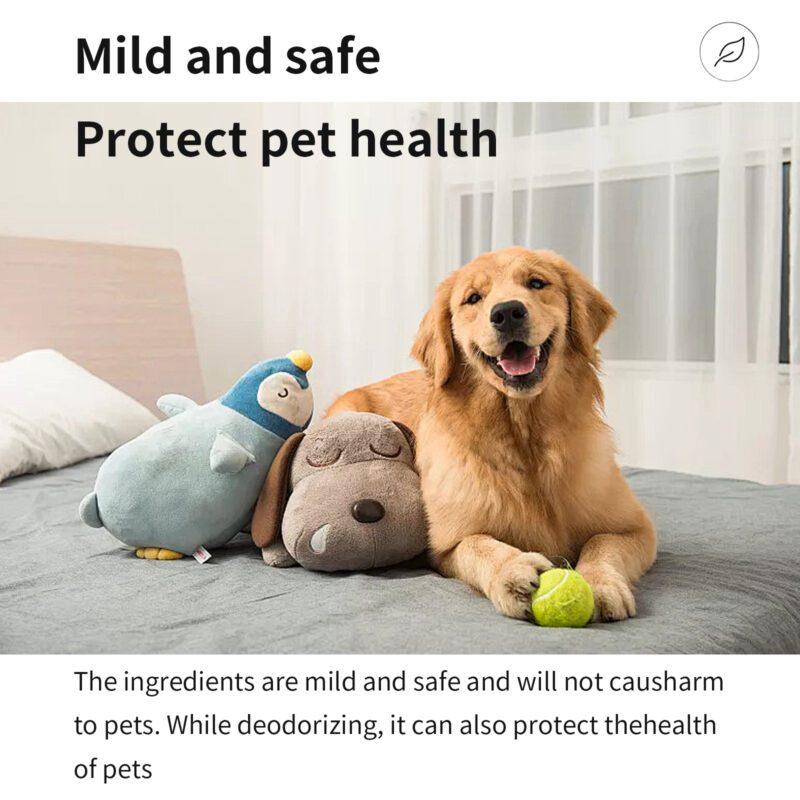 Pet Fabric Deodorizer Spray - Long-Lasting Fresh Air Spray to Eliminate Pet Odors, Effective Indoor Fabric & Air Deodorant for Sofas/Carpets - Image 3