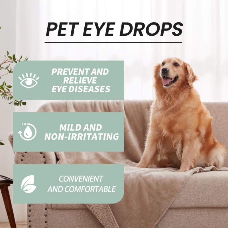 Effective Pet Eye Care Drops for Cats & Dogs - Gentle Tear Stain & Dirt Removal Eye Drops - Image 3