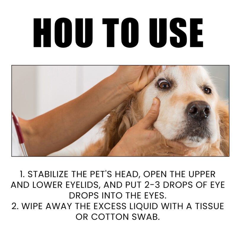 Effective Pet Eye Care Drops for Cats & Dogs - Gentle Tear Stain & Dirt Removal Eye Drops - Image 6
