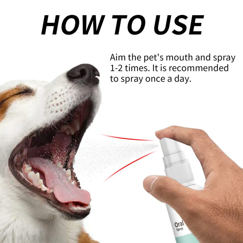 Pet Mint Fresh Breath Spray - Eliminate Dog Bad Breath, Oral Care for Long-Lasting Freshness - Image 6