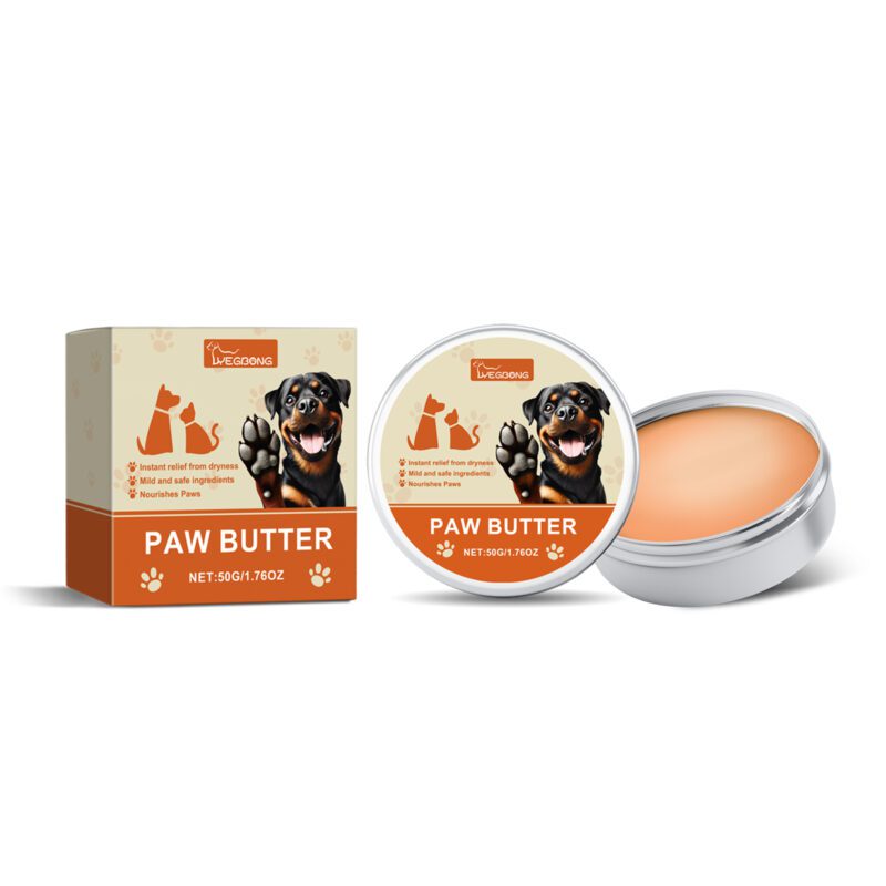Pet Paw Care Wax - Repairs Dry Cracked Pads, Deeply Moisturizes Feet, Gentle Soothing Formula for Pets