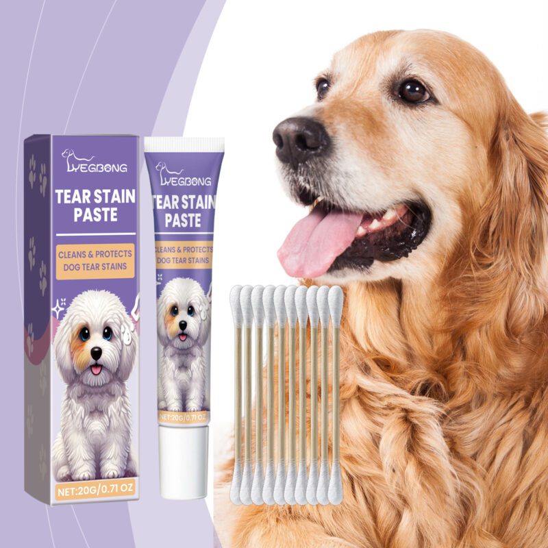 Premium Dog Eye Cream - Gentle Tear Stain & Eye Dirt Cleaning for Pet Dogs - Image 2