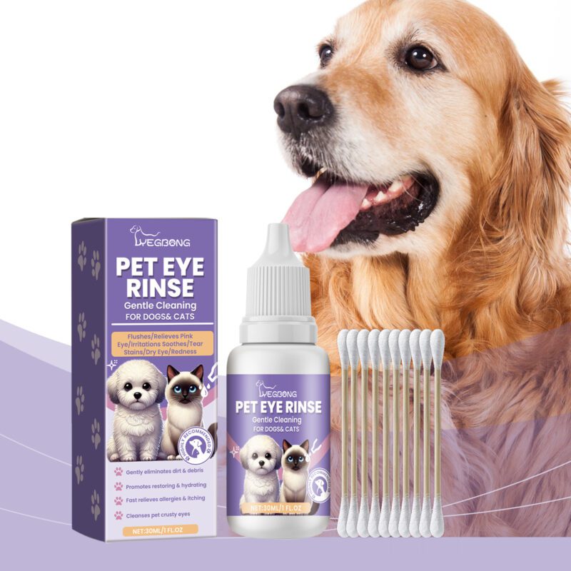 Gentle Pet Eye Wash - Gently Cleans Eye Dirt, Tear Stains & Debris for Cats and Dogs - Image 2