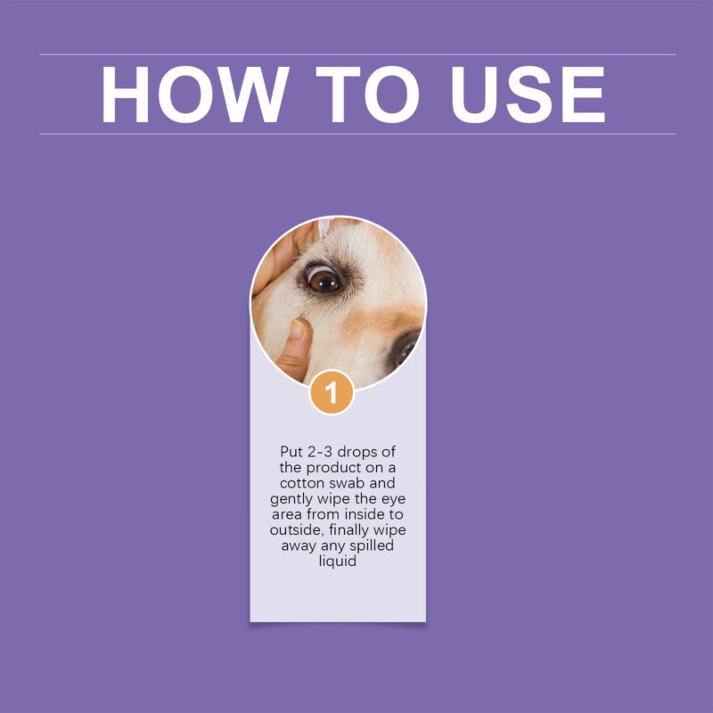 Gentle Pet Eye Wash - Gently Cleans Eye Dirt, Tear Stains & Debris for Cats and Dogs - Image 6