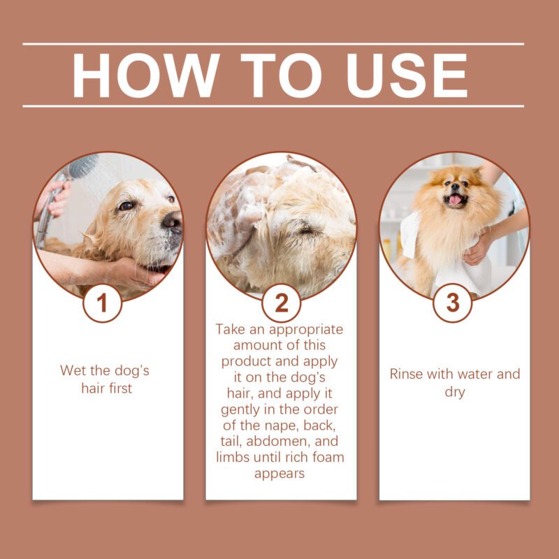 Gentle Dog Shampoo - Nourishing & Smoothing Pet Hair with Mild Cleaning for Dogs - Image 6