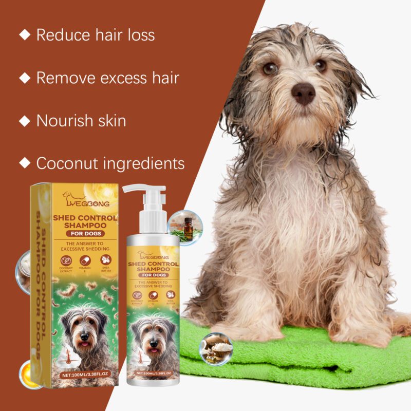 Vitamin Serum Dog Shampoo - Gentle Soft Formula for Nourishing & Deep Cleaning Dog Hair - Image 3