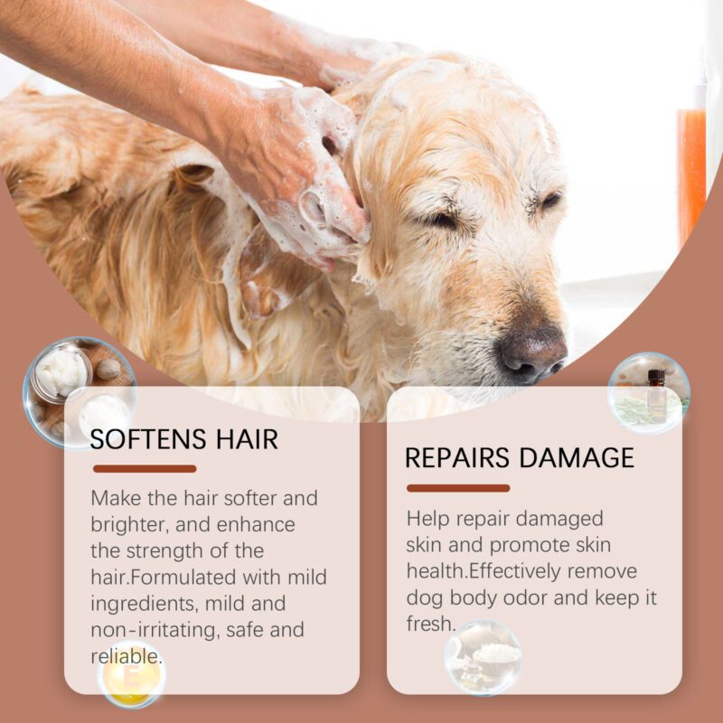 Vitamin Serum Dog Shampoo - Gentle Soft Formula for Nourishing & Deep Cleaning Dog Hair - Image 4
