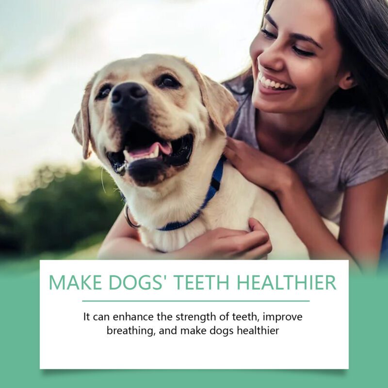 Dog Tooth Cleaning Powder - Gentle Formula for Fresh Breath & Oral Health Care, Protect Pet Dental Hygiene - Image 4
