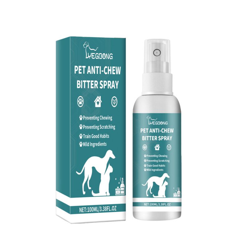 Pet Behavior Modification Spray - Anti-Chew & Anti-Scratch Deterrent for Cats & Dogs, Stops Sofa Chewing & Scratching Training Spray