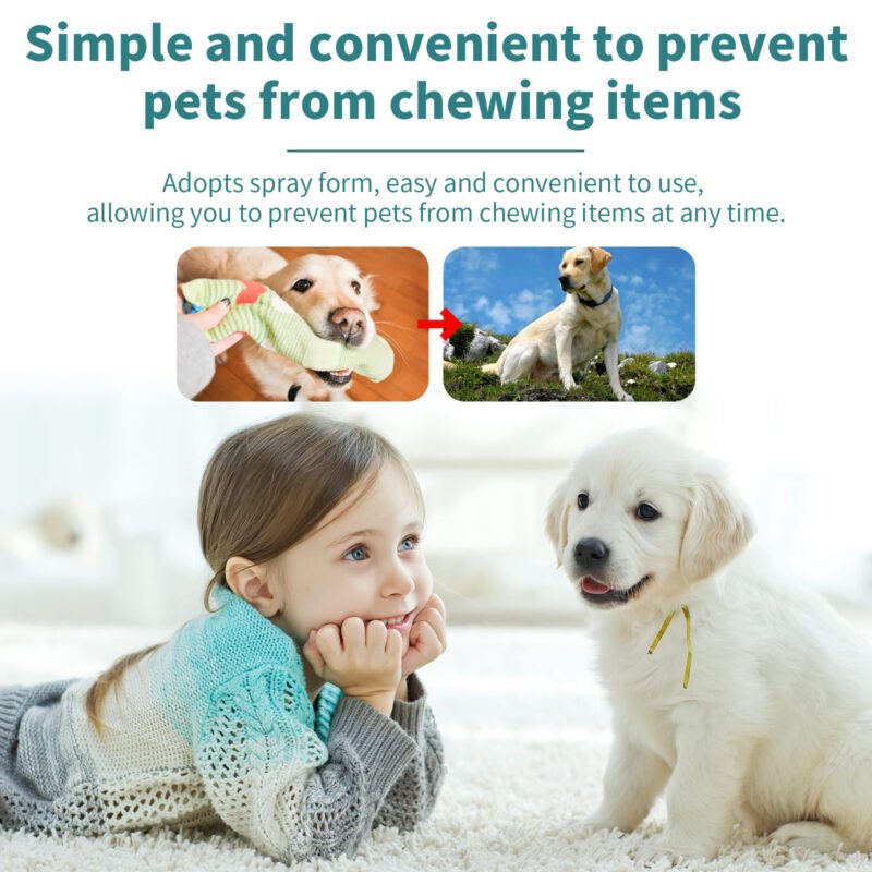 Pet Behavior Modification Spray - Anti-Chew & Anti-Scratch Deterrent for Cats & Dogs, Stops Sofa Chewing & Scratching Training Spray - Image 4