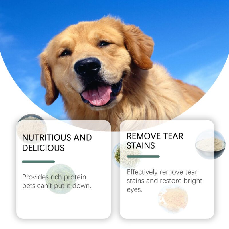 Gentle & Effective Dog Tear Stain Remover Tablets - Pet Eye Care for Gently Cleaning Tear Stains - Image 3