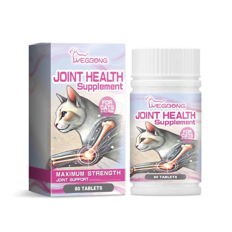 Premium Cat Joint Care Tablets - Supports Joint Health for Cats
