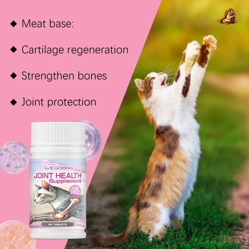 Premium Cat Joint Care Tablets - Supports Joint Health for Cats - Image 3