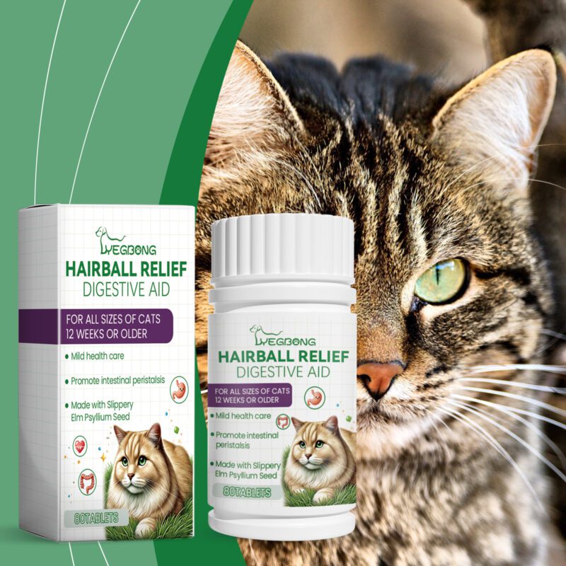 Cat Grass Tablets - Rich in Dietary Fiber for Enhanced Nutrient Absorption, Healthy Pets for Cats & Dogs - Image 2