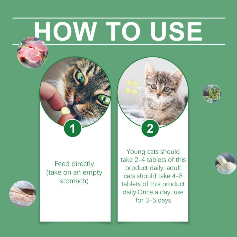 Cat Grass Tablets - Rich in Dietary Fiber for Enhanced Nutrient Absorption, Healthy Pets for Cats & Dogs - Image 6