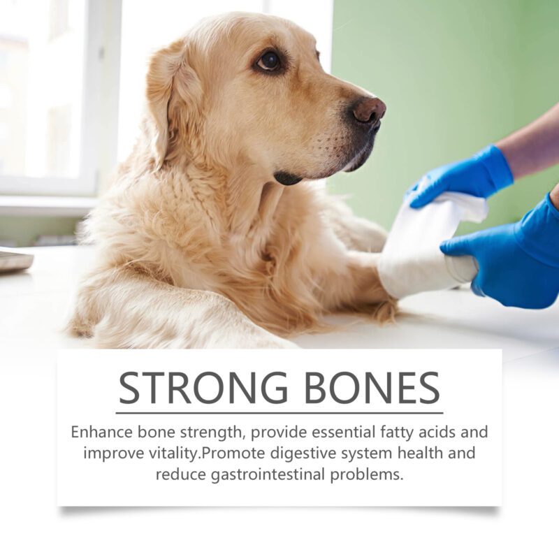 Premium Dog Multi-Dimensional Fish Oil Tablets - Hair Care & Skin Moisturizing for Shiny Coat, Promotes Pet Health - Image 4