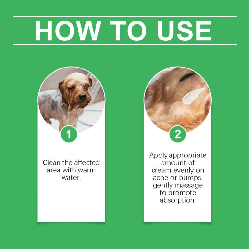 Pet Skin & Hair Care Cream, Gentle Nourishing Formula for Healthy Skin & Shiny Coat Pet Care Cream - Image 6