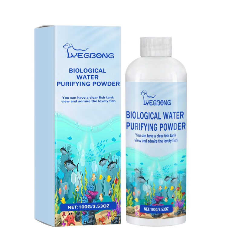 Fish Tank Instant Algae Removal Powder - Efficient Moss & Algae Cleaner, Aquarium Water Purifier for Crystal Clear Water Quality