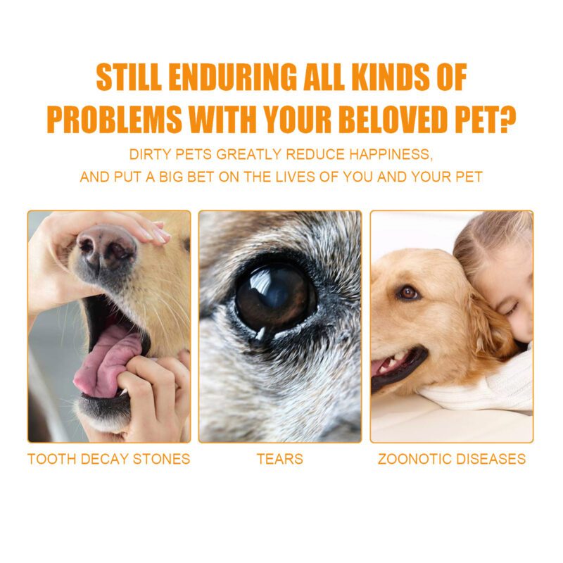 Yegbong Pet Teeth Cleaner for Dog & Cat - Tartar Removal, Fresh Breath Dental Care Solution - Image 3