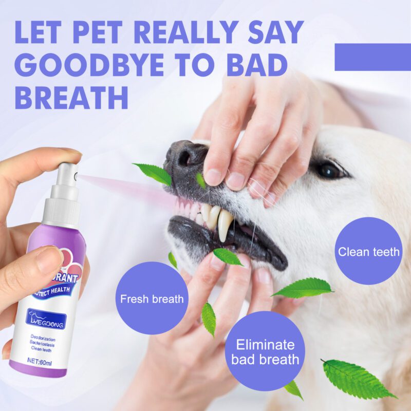 Pet Oral Care Spray - Cat & Dog Mouth Cleaner, Bad Breath Eliminator, Fresh Breath Freshener Spray for Pets - Image 4
