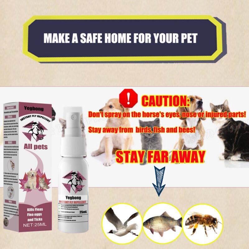 Pet Flea & Tick Repellent Spray - Effective Flea Removal, Tick Control & Anti-Itch Solution for Cats and Dogs - Image 4