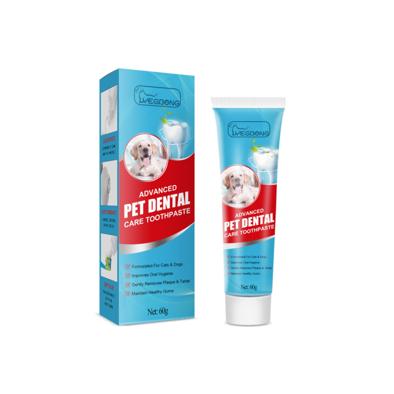 Edible Pet Toothpaste for Dogs & Cats - Fresh Breath, Tartar Control & Bad Breath Relief Oral Care