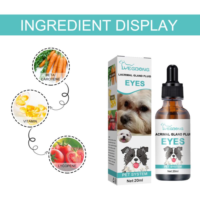 Yegbong Tear Duct & Tear Stain Serum for Dogs & Cats - Effective Topical Eye Care to Remove Eye Discharge & Tear Stains - Image 5