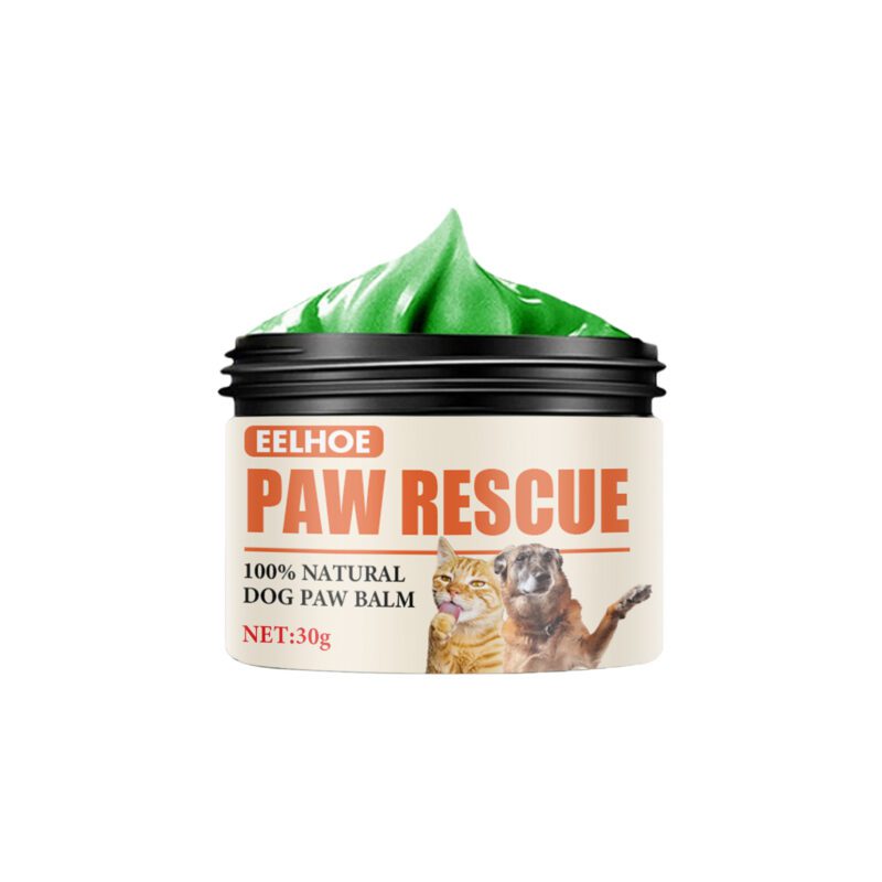 Pet Paw Balm for Cats & Dogs - Foot Pad Protection Soothes Moisturizes Heals Dry Cracked Paws