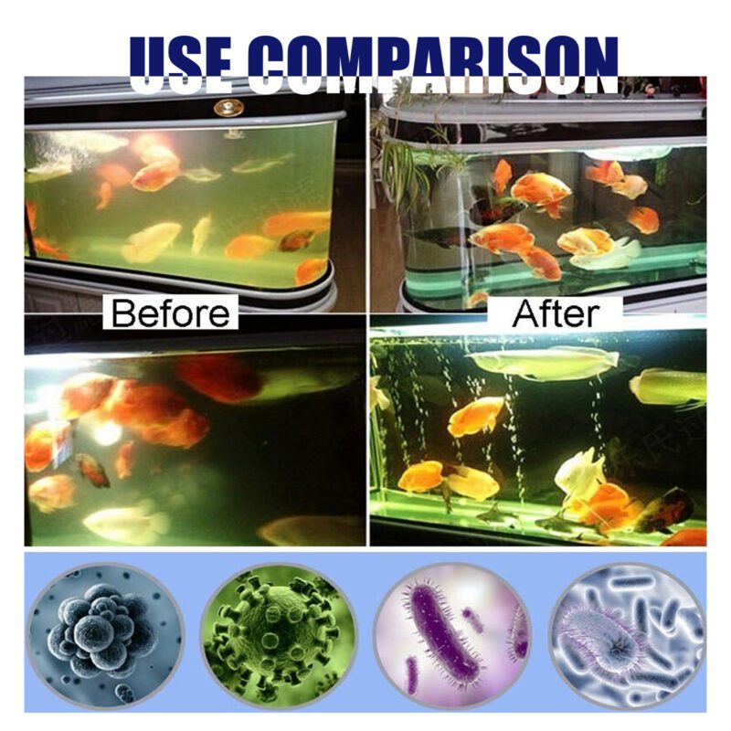 Yegbong Powerful Aquarium Algae & Moss Remover - Effective Green Algae Cleaner for Fish Tanks - Image 5